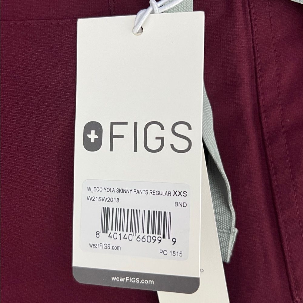 New Figs ECO YOLA SKINNY PANTS REGULAR Size XXS - Picture 3 of 9